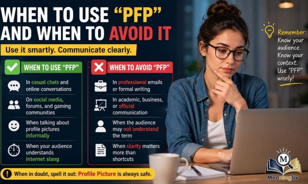 When to Use PFP and When to Avoid It