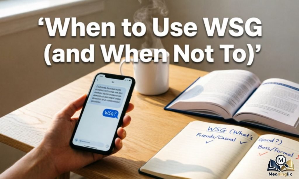 When to Use WSG (and When Not To)