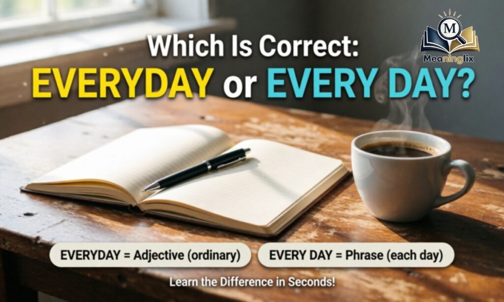 Which Is Correct Everyday vs Every Day