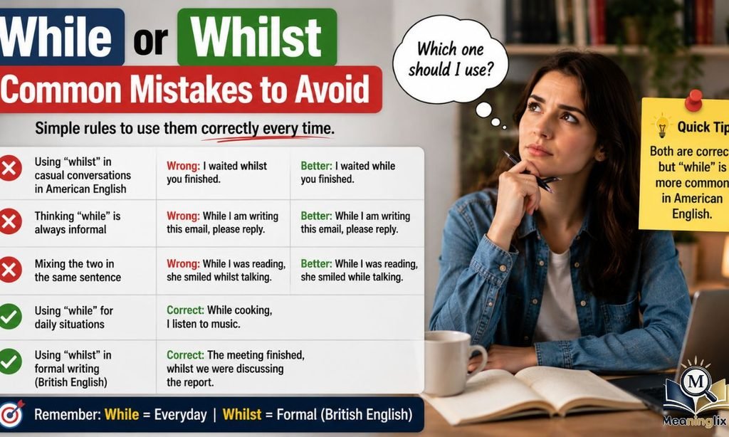 While or Whilst Common Mistakes to Avoid