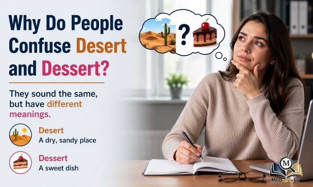 Why Do People Confuse Desert and Dessert