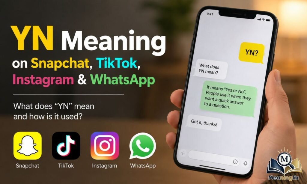 YN Meaning on Snapchat, TikTok, Instagram & WhatsApp