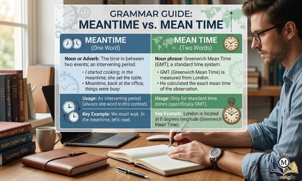 Comparison Table Meantime Or Mean Time