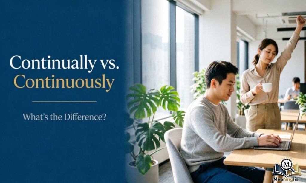 Continually vs. Continuously