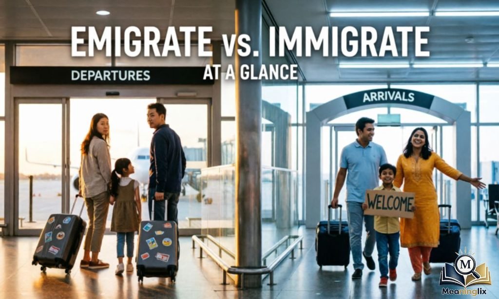 Emigrate vs. Immigrate at a Glance