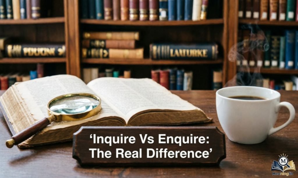 Inquire Vs Enquire The Real Difference
