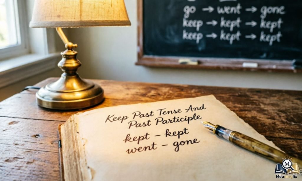 Keep Past Tense And Past Participle
