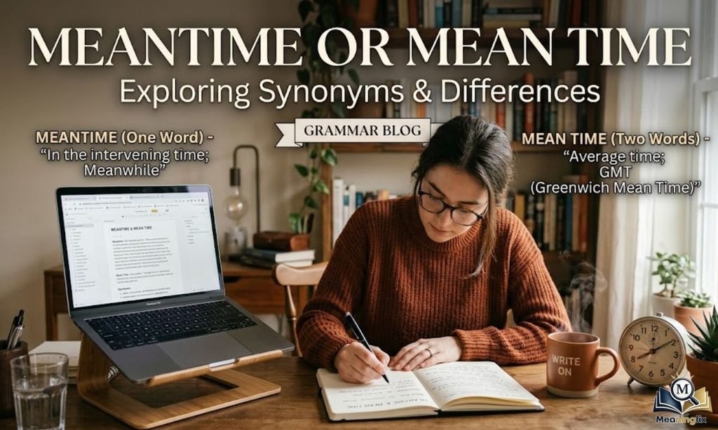 Meantime Or Mean Time Synonym
