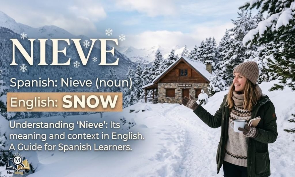 Nieve meaning English