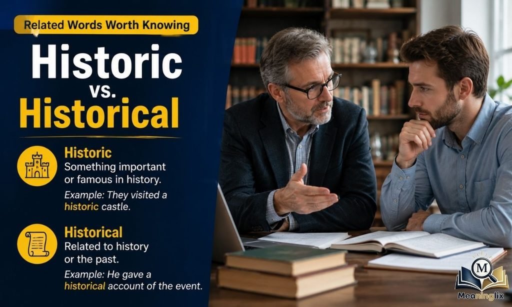 Related Words Worth Knowing Historic vs. Historical