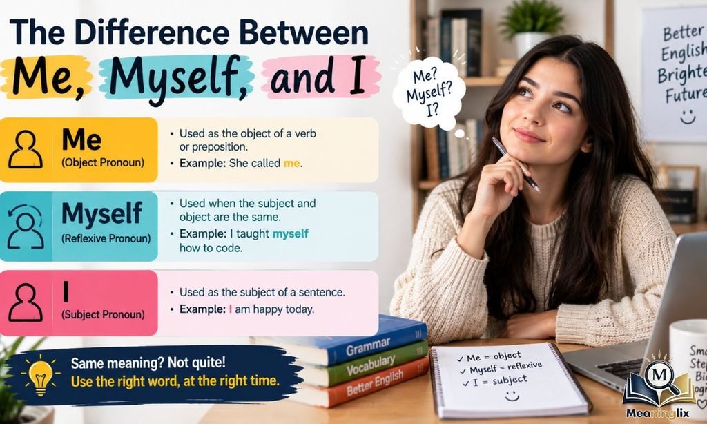 The Difference Between Me, Myself, and I