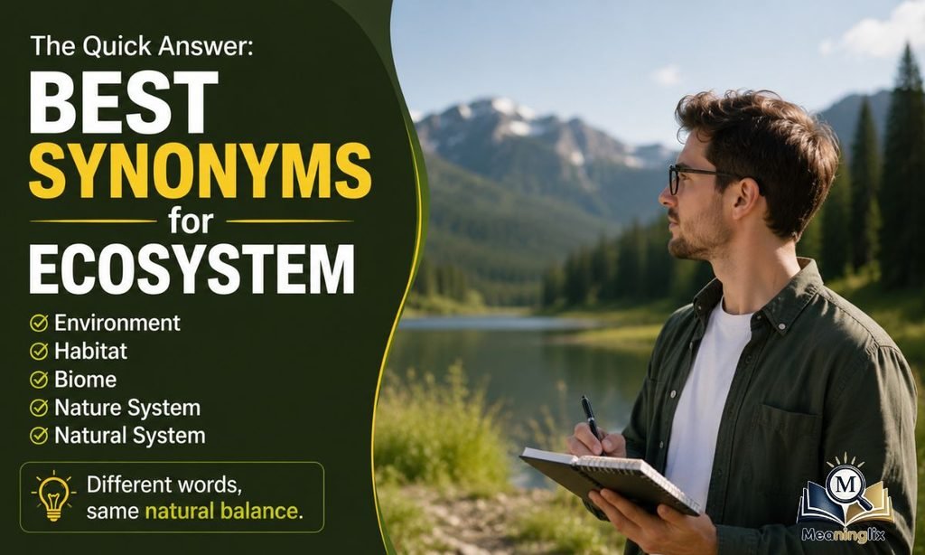The Quick Answer Best Synonyms for Ecosystem