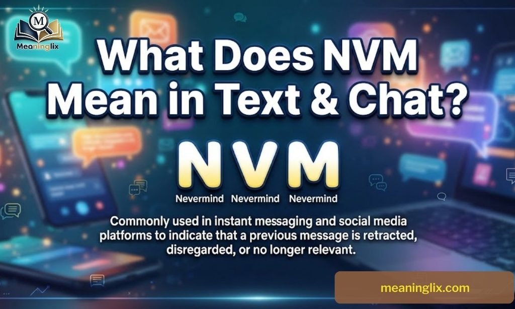 What Does NVM Mean in Text & Chat