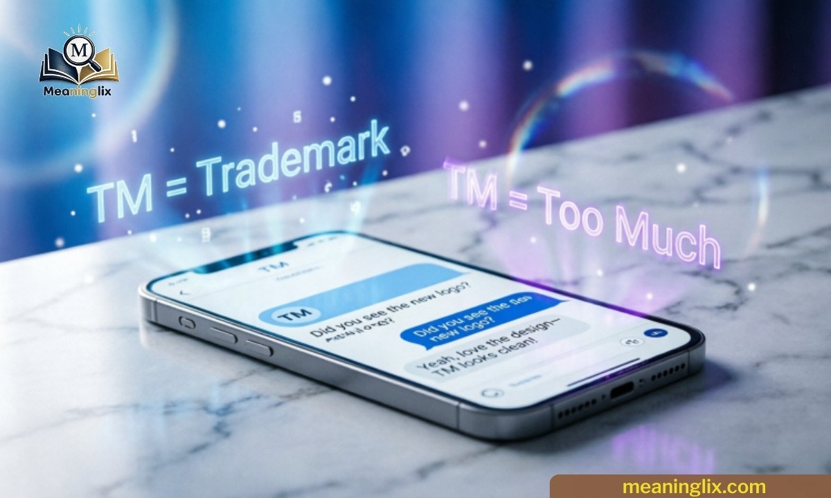 What Does TM Mean in Text