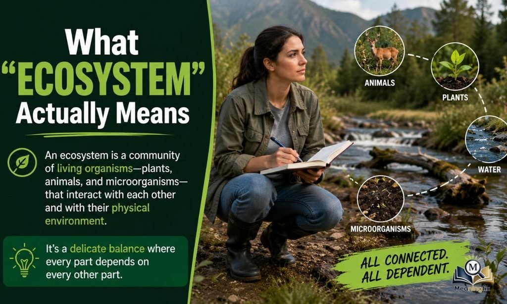 What Ecosystem Actually Means