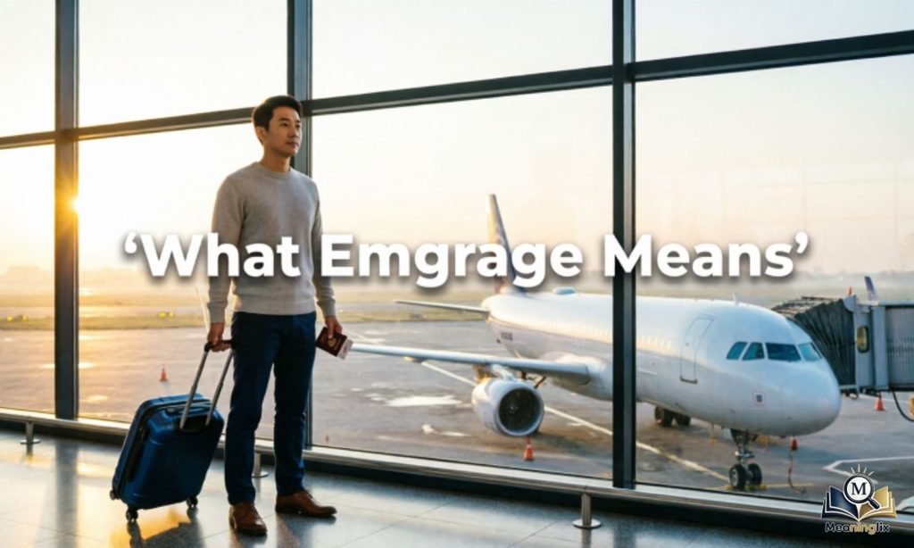 What Emigrate Means