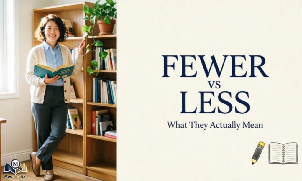 What Fewer and Less Actually Mean