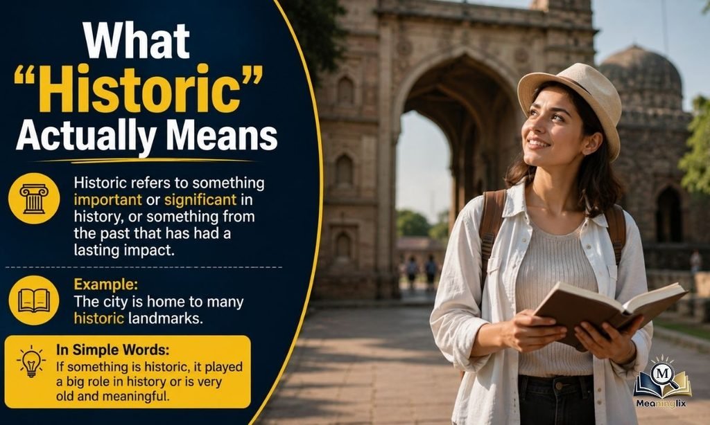 What Historic Actually Means