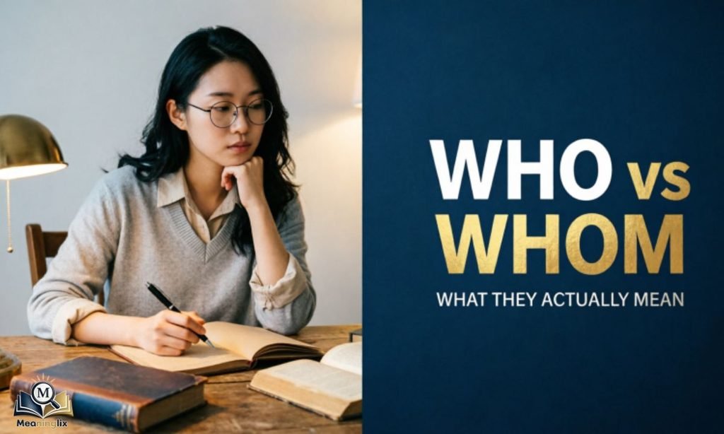 What Who and Whom Actually Mean