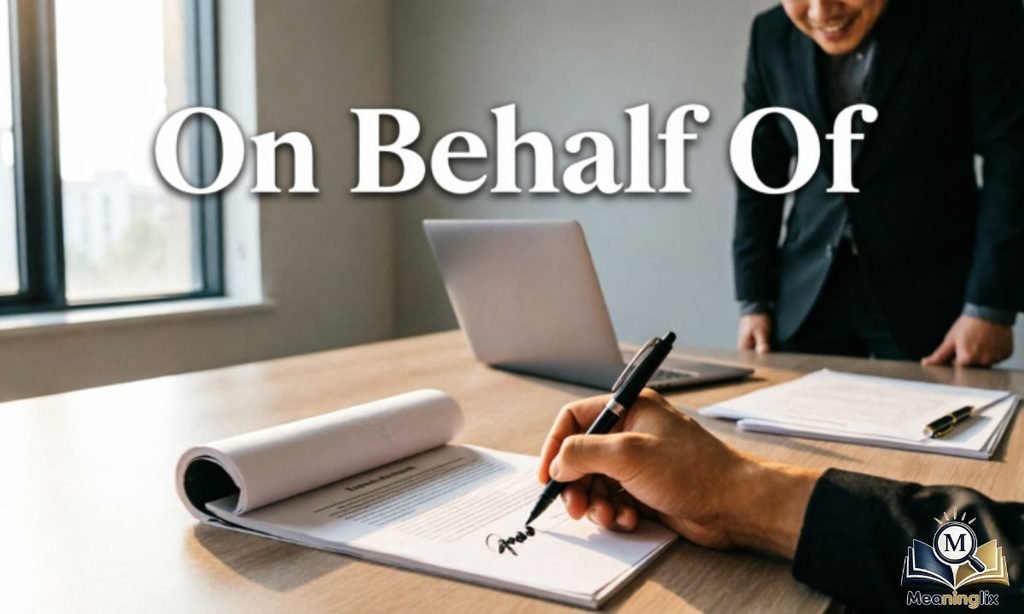 When Its Safe to Default to On Behalf Of