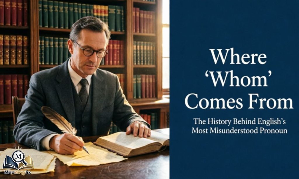 Where Whom Comes From