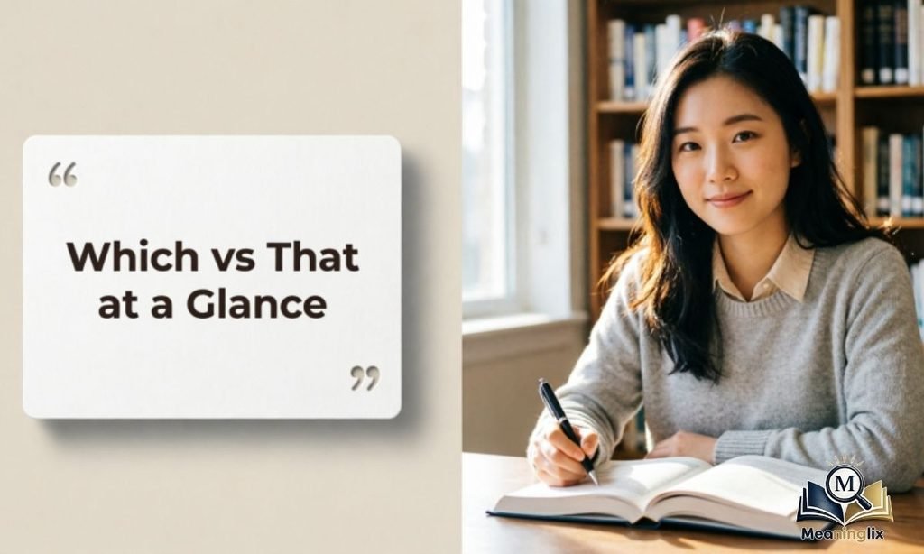 Which vs That at a Glance