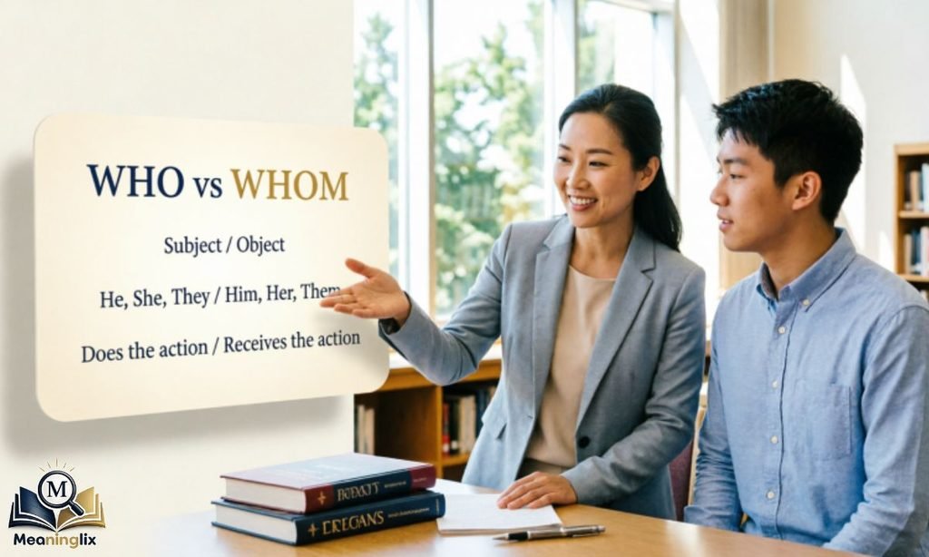 Who vs. Whom Quick Comparison Table