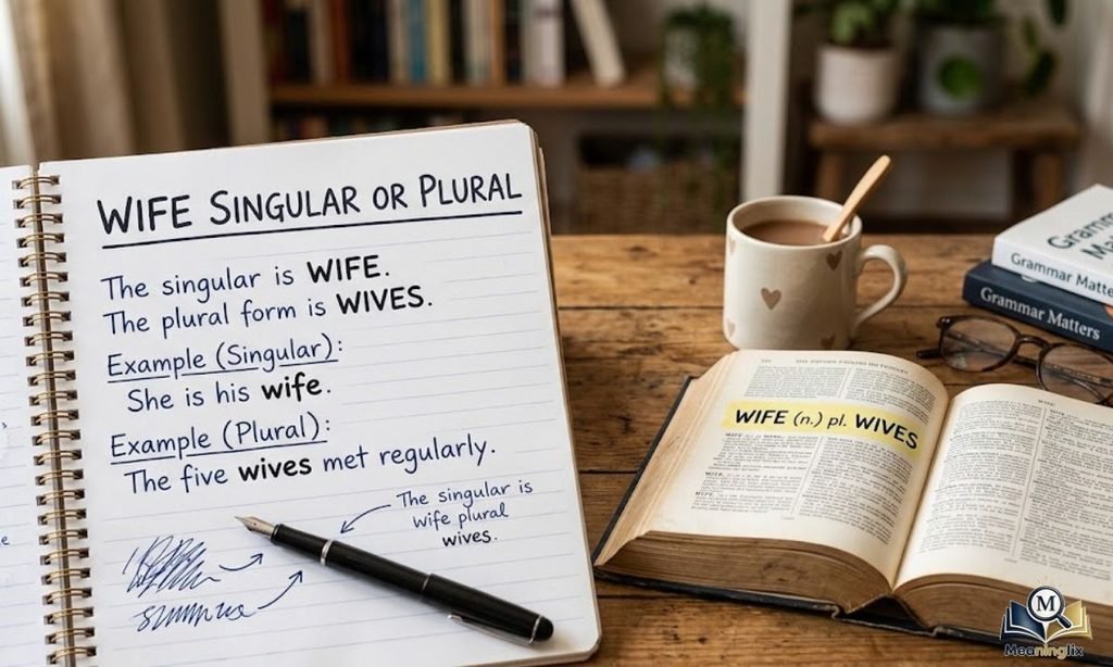 Wife Singular or Plural