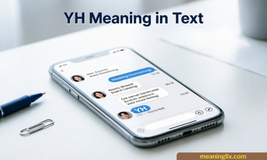 YH meaning in text from Girl and Guy