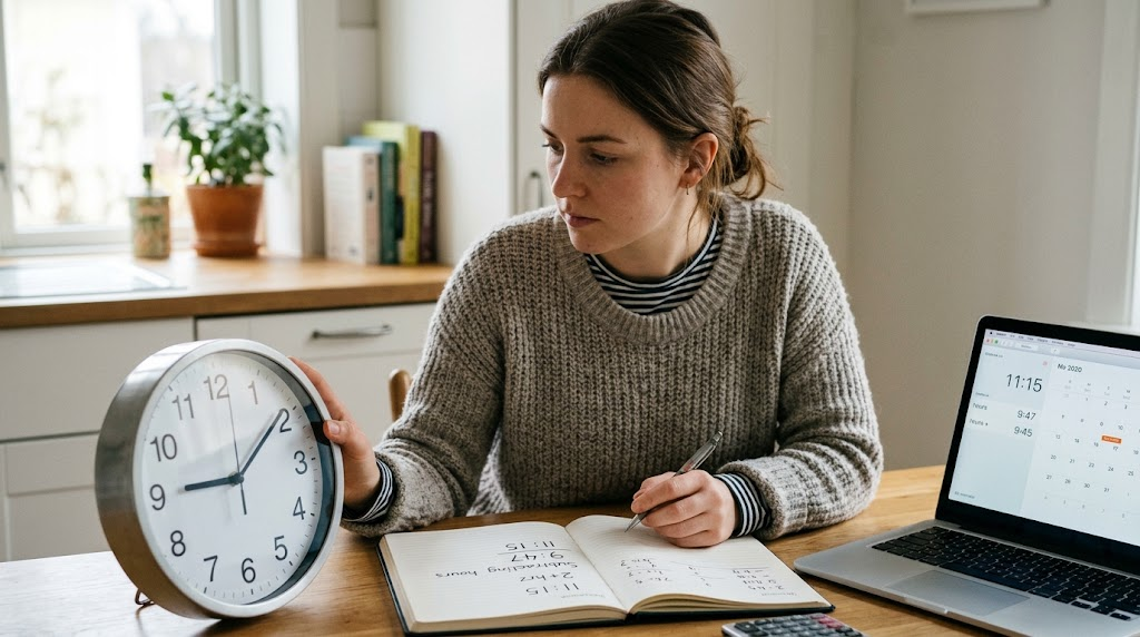 How to Calculate the Time Until 11:15