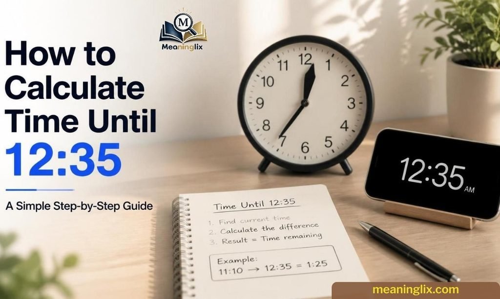 How to Calculate Time Until 12:35