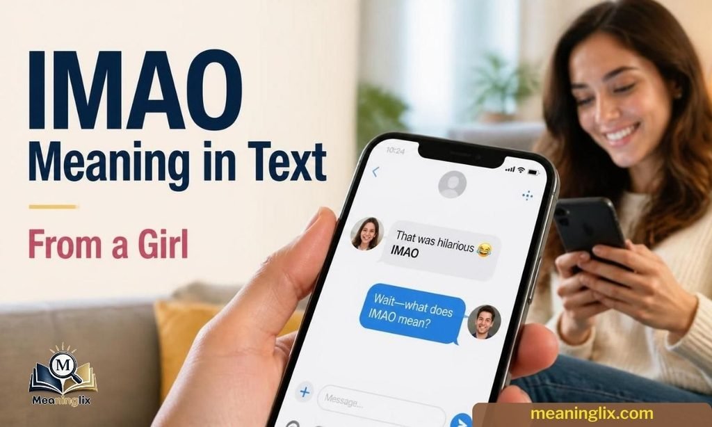 IMAO Meaning in Text From a Girl