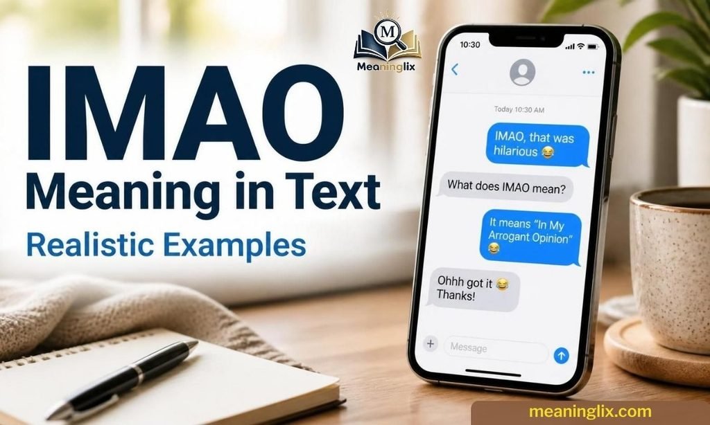 IMAO Meaning in Text Realistic Examples