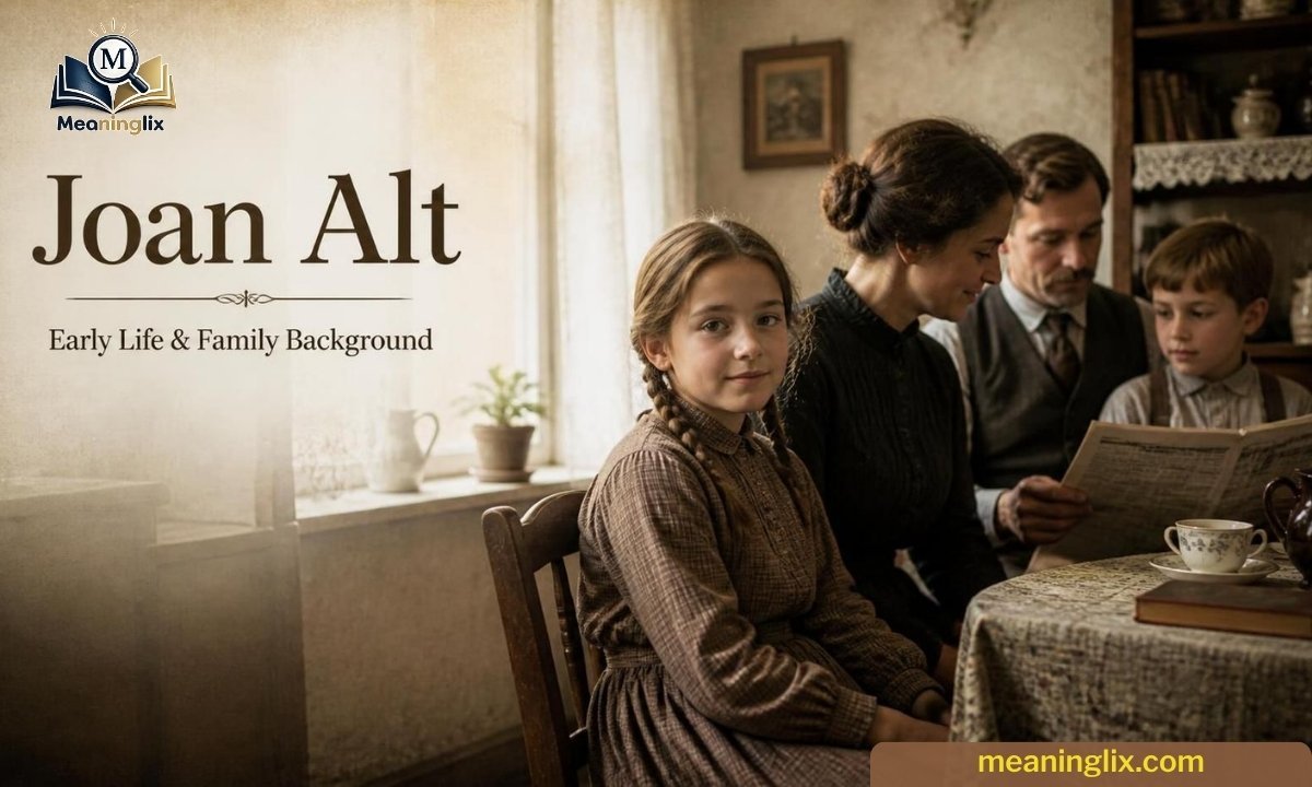 Joan Alt Early Life and Family Background