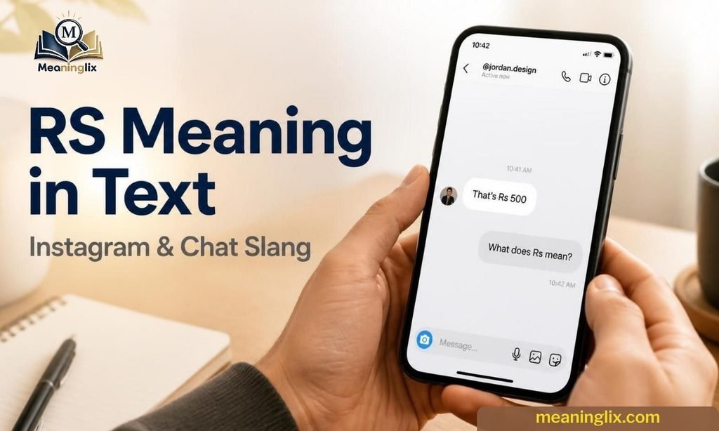 Rs meaning in text instagram
