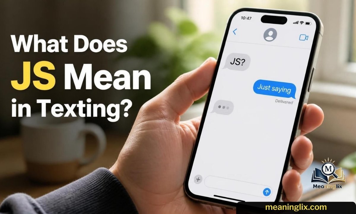 What Does JS Mean Texting