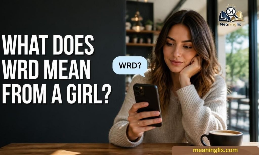 What Does WRD Mean From A Girl